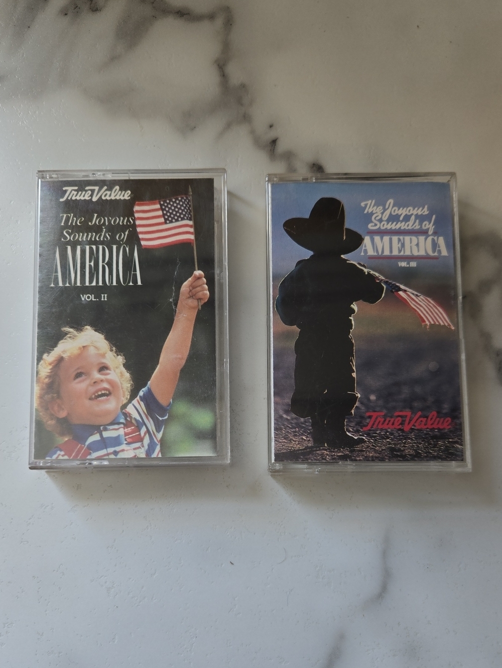 The Joyous Sounds of America Vol. II & III Cassette Set - Patriotic Covers
